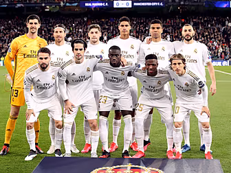 Real Madrid players and execut...