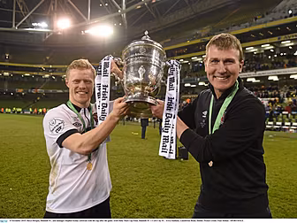 Stephen Kenny leaves the door...