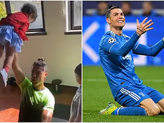 WATCH | Cristiano Ronaldo's ki...
