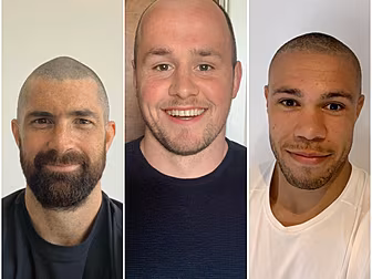 Leinster Rugby players #ShaveG...