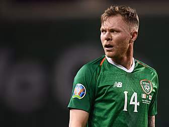 Irish striker Aiden O'Brien si...