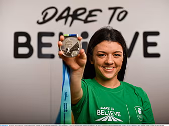 Nicole Turner chasing medals a...