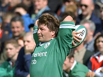 'I threw my first line-out for...