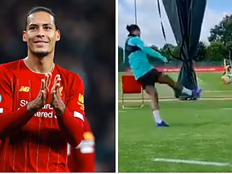 WATCH | Virgil van Dijk pulls...