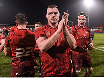 Munster prop Brian Scott force...