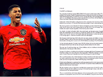 Marcus Rashford writes open le...