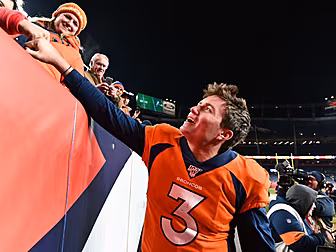 Denver Broncos Drew Lock is wo...