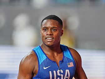 World 100 metres champion Chri...