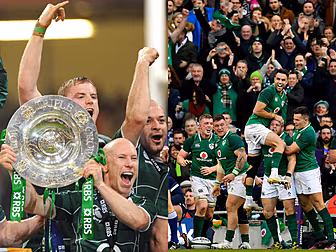 Brian O'Driscoll and Keith Woo...