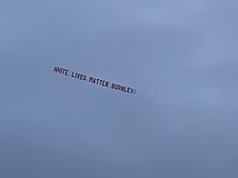 Plane with 'White Lives Matter...