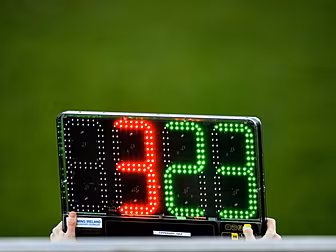 Five substitutions a game to c...