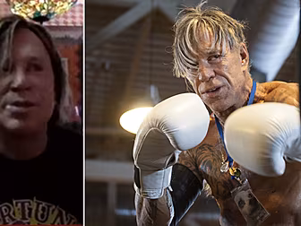 Mickey Rourke is weighing up a...