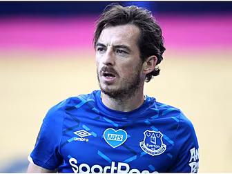 Everton's Leighton Baines anno...