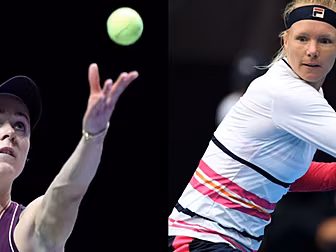 Svitolina and Bertens the late...