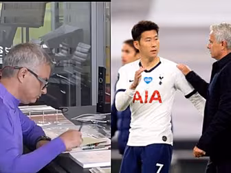 WATCH: Jose Mourinho reacts to...