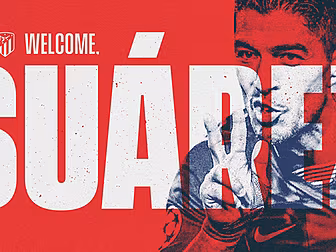 Atletico confirm Suarez arriva...