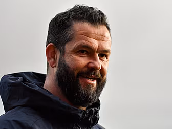 Ireland coach Andy Farrell hop...