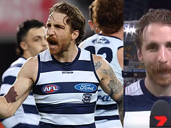 Zach Tuohy's Geelong Cats brea...
