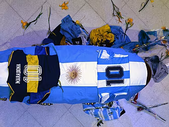 Diego Maradona is laid to rest...