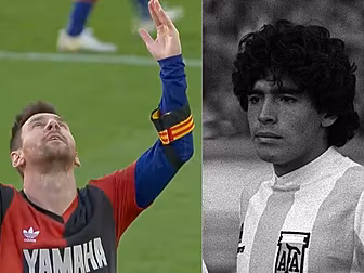 WATCH: Messi reveals tribute t...
