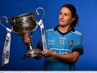 Dublin captain Sinead Aherne w...