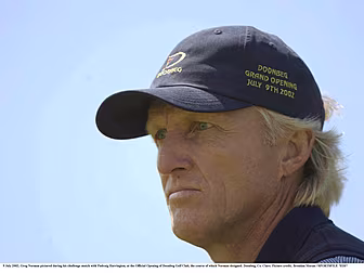 Greg Norman hospitalised with...