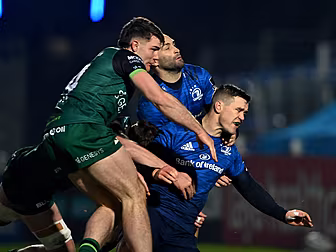 Sexton doubtful for Leinster's...