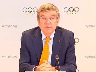 IOC president Bach refuses to...