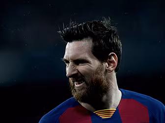 Leo Messi France Football fron...