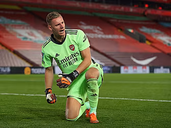 Arsenal keeper Bernd Leno reve...