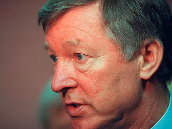 'Alex Ferguson threw down the...