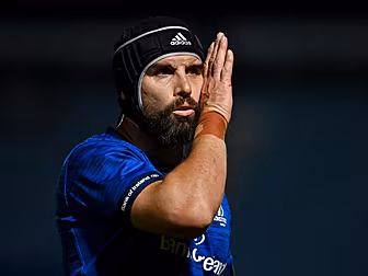 Leinster forward Scott Fardy t...