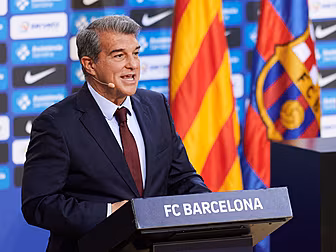 Barcelona president Laporta sa...