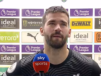 WATCH: Emotional Alisson inter...