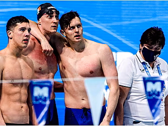 Irish men's 4x100 Medley Relay...