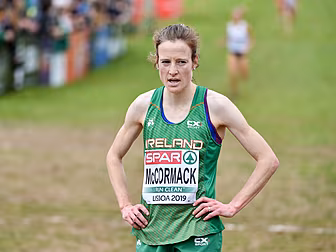 First group of Irish athletes...