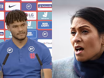 Tyrone Mings says Priti Patel...