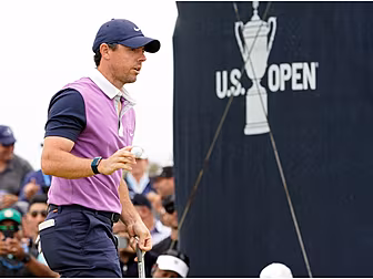 Rory McIlroy two off the lead...