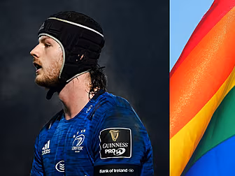 Leinster's Jack Dunne speaks a...
