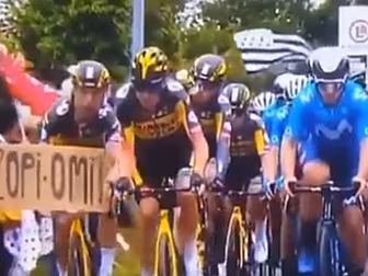 VIDEO | Cycling fan who caused...