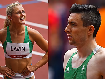 Sarah Lavin and Mark English m...