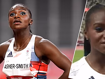 Dina Asher-Smith breaks hearts...