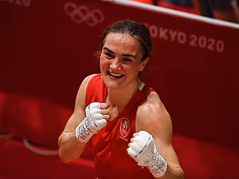 Kellie Harrington is relaxed a...