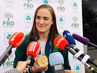 Olympic hero Kellie Harrington...