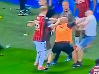 Nice say supporter hospitalise...