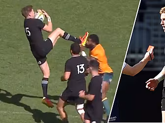 WATCH: Jordie Barrett red card...