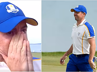 Watch: McIlroy in tears during...