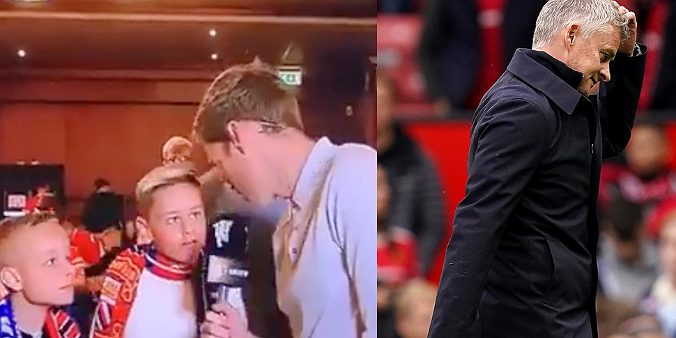 'Ole Out' | Young Man Utd fans...