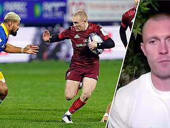 WATCH: Keith Earls' emotional...
