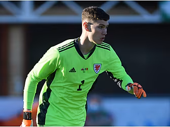 Norwich goalkeeper Dan Barden...